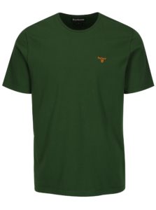 Zelené tailored fit tričko Barbour Sports Tee