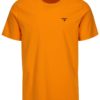 Oranžové tailored fit tričko Barbour Sports Tee