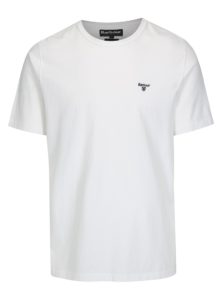 Biele tailored fit tričko Barbour Sports Tee