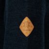 Tmavomodrý dámsky sveter z Merino vlny Kama