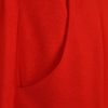 Červené šaty s prekladaným výstrihom La Lemon