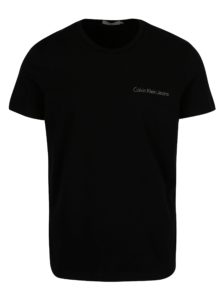 Čierne pánske slim fit tričko Calvin Klein Jeans Tiboro