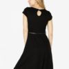 Čierne šaty s opaskom QS by s.Oliver