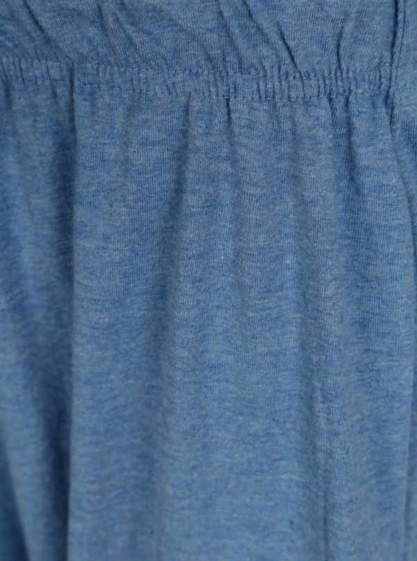 Modré pánske pruhované pyžamo M&Co