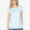 Svetlomodré dámske basic tričko bez rukávov Calvin Klein Jeans Tika