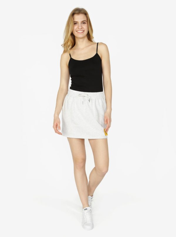 Sivá mikinová sukňa s nášivkou Calvin Klein Jeans Kildri
