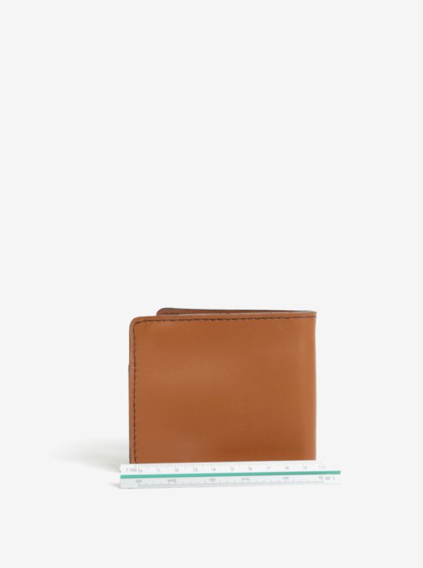 Hnedá pánska kožená peňaženka Herschel Vincent