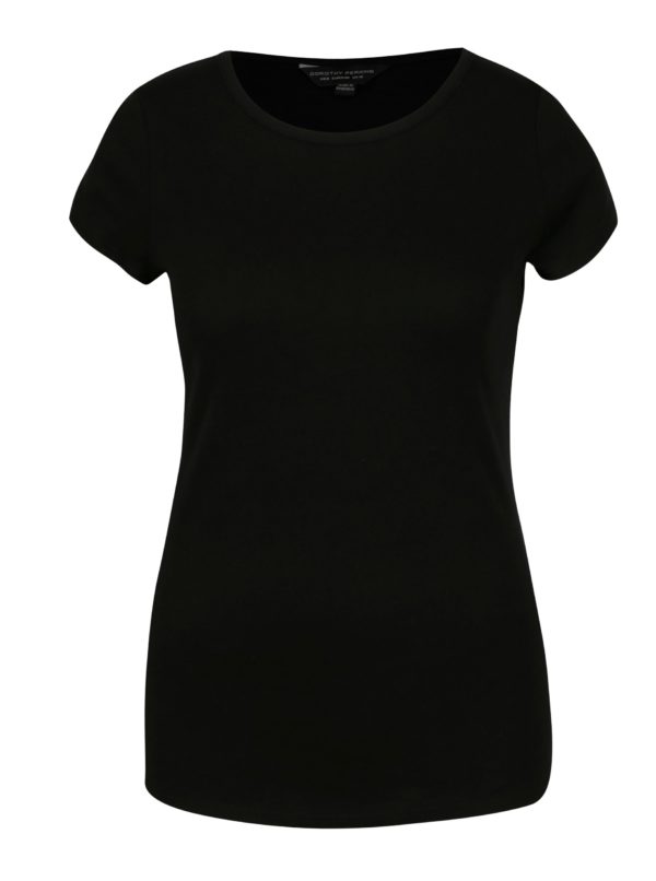 Čierne basic tričko Dorothy Perkins