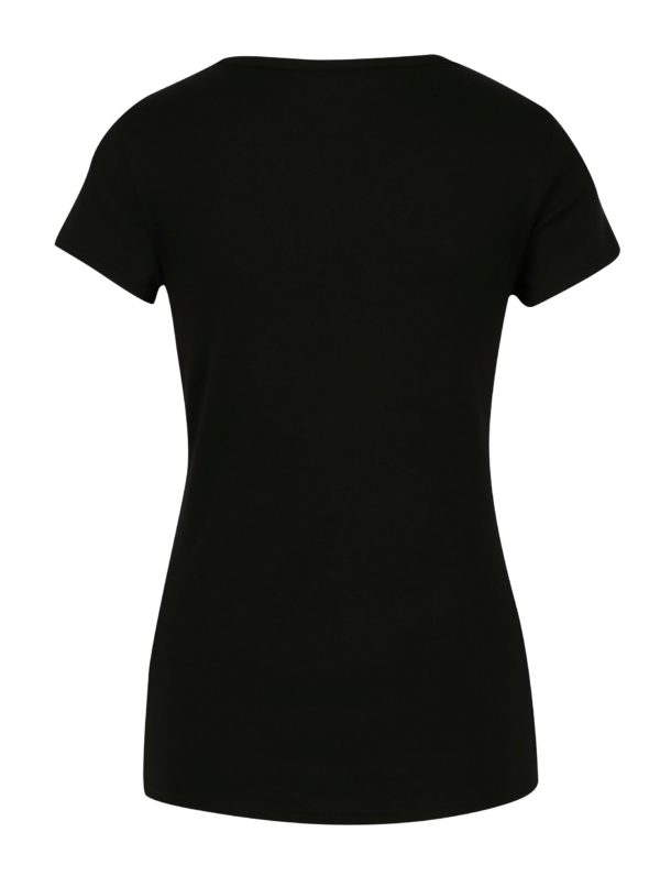 Čierne basic tričko Dorothy Perkins