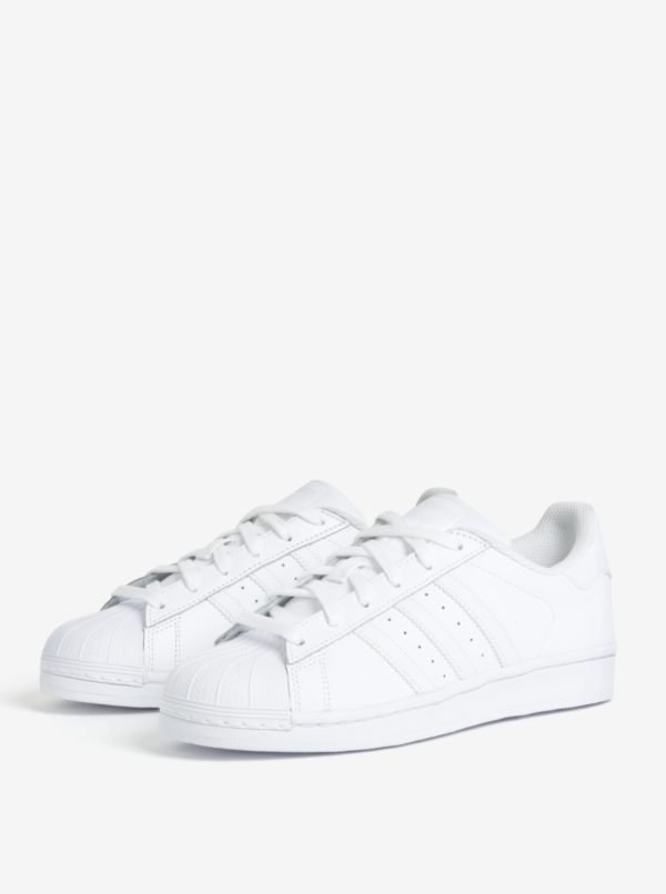 Biele unisex tenisky adidas Originals Superstar
