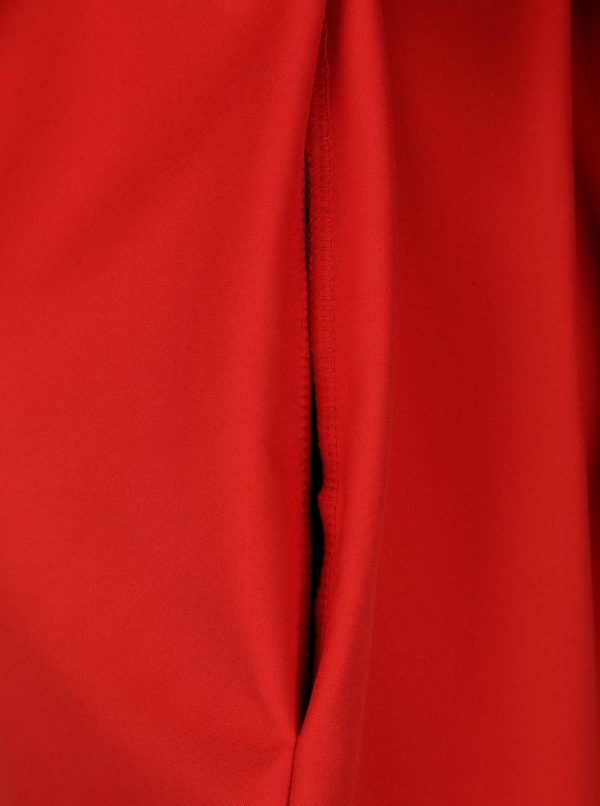 Čierno-červený vodovzdorný kabát Design by Lucie Jack