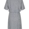 Bielo-modré pruhované košeľové šaty Jacqueline de Yong Beach
