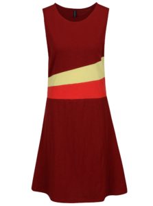 Červeno-vínové šaty Tranquillo Verna