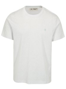 Biele vzorované tričko Original Penguin
