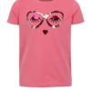 Ružové dievčenské tričko s magickými flitrami name it Fille