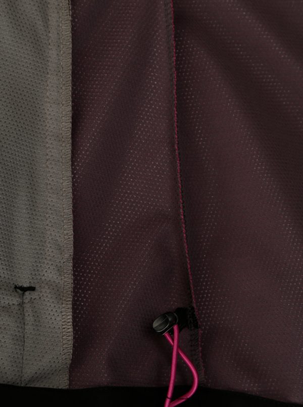 Čierno-ružová dámska softshellová bunda LOAP Libbi