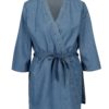 Modré rifľové kimono s opaskom VILA Liama