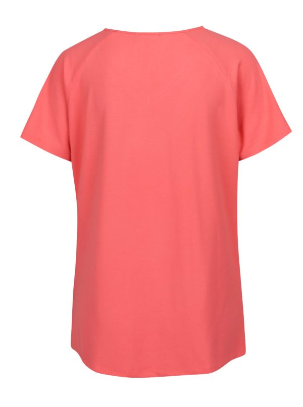 Ružové tričko s krátkym rukávom Yest