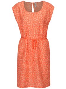 Oranžové šaty s drobným vzorom Blendshe Mally