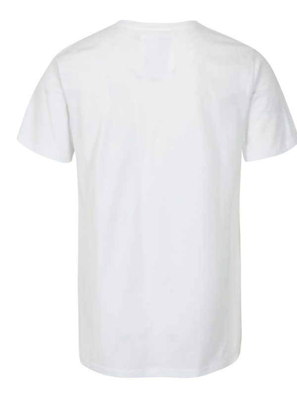 Biele tričko s potlačou Dedicated Tennis Court