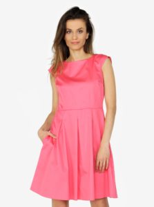 Ružové šaty s áčkovou sukňou ZOOT