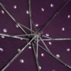 Fialový dámsky skladací vzorovaný dáždnik Doppler