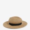Čierno-béžový trblietavý klobúk Dorothy Perkins