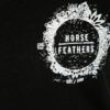 Čierne dámske tričko s potlačou Horsefeathers Betsy 