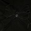Čierne puzdrové šaty NISSA