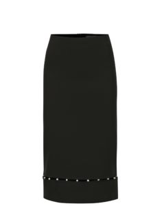 Čierna puzdrová sukňa s korálkami Dorothy Perkins