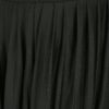 Čierna asymetrická skladaná sukňa Noisy May French