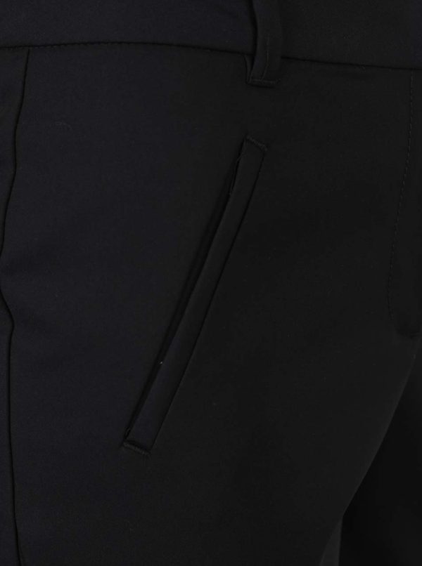  Čierne nohavice s vreckami VERO MODA Victoria
