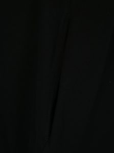 Čierne balónové šaty s vreckami a 3/4 rukávom Mikela da Luka