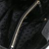 Čierna veľká kožená kabelka s detailmi v zlatej farbe DKNY Barbara