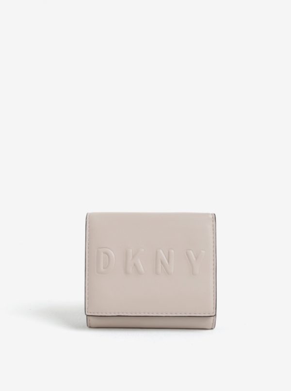 Béžová malá peňaženka DKNY Trifold