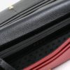 Červená veľká kožená peňaženka DKNY Carryall