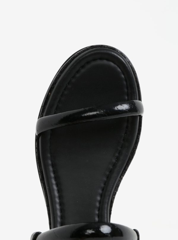 Čierne sandále DKNY