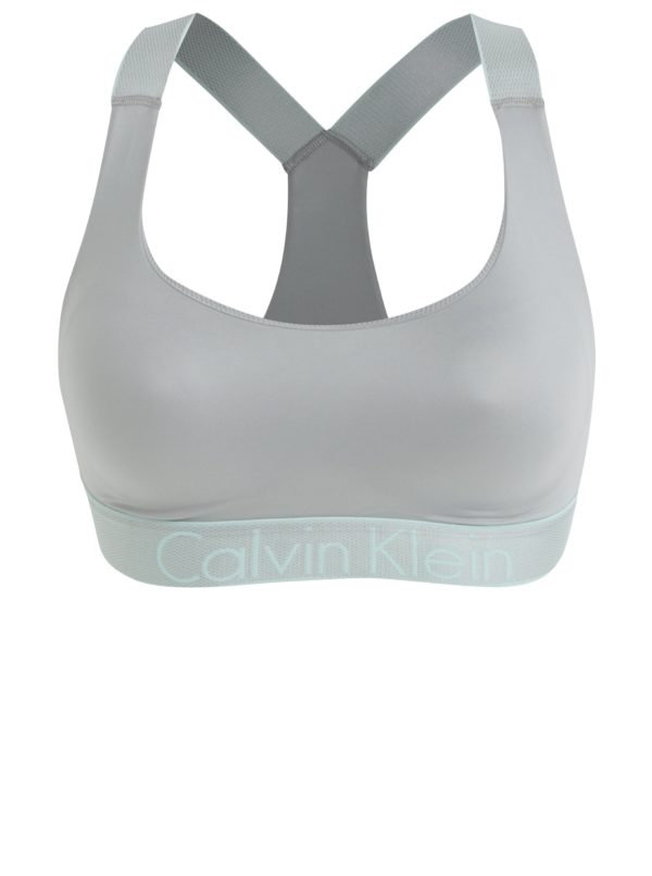 Sivá športová podprsenka Calvin Klein