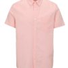 Ružová košeľa s krátkym rukávom Burton Menswear London
