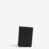 Čierna kožená peňaženka s hliníkovým puzdrom s RFID Secrid Slimwallet