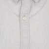 Svetlosivá ľanová slim košeľa s krátkym rukávom ONLY & SONS Caiden