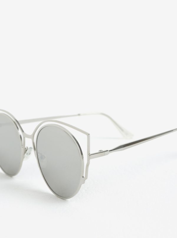 Dámske slnečné okuliare v striebornej farbe Jeepers Peepers