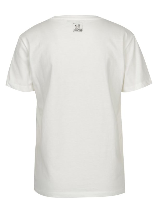 Biele tričko s potlačou SH Refente