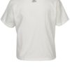Biele skrátené tričko s potlačou SH Colniza