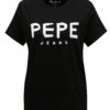 Čierne dámske tričko s potlačou Pepe Jeans Mariona