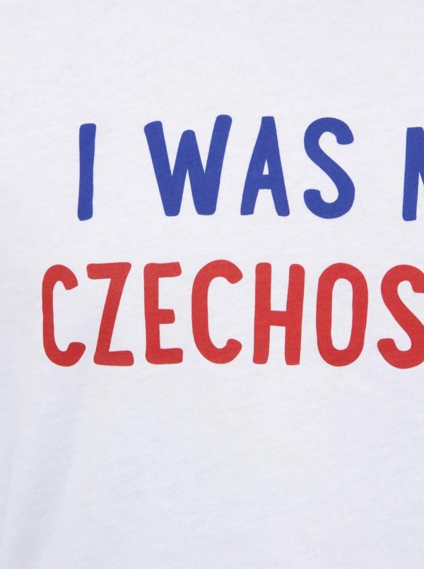 Biele pánske tričko ZOOT Originál I Was Made In Czechoslovakia