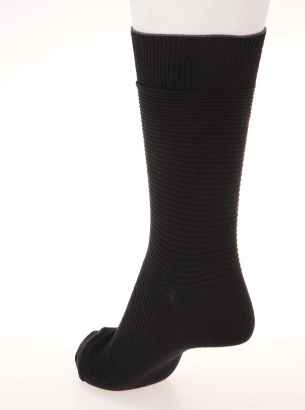 Súprava troch párov vrúbkovaných ponožiek v čiernej farbe Jack & Jones Fipo
