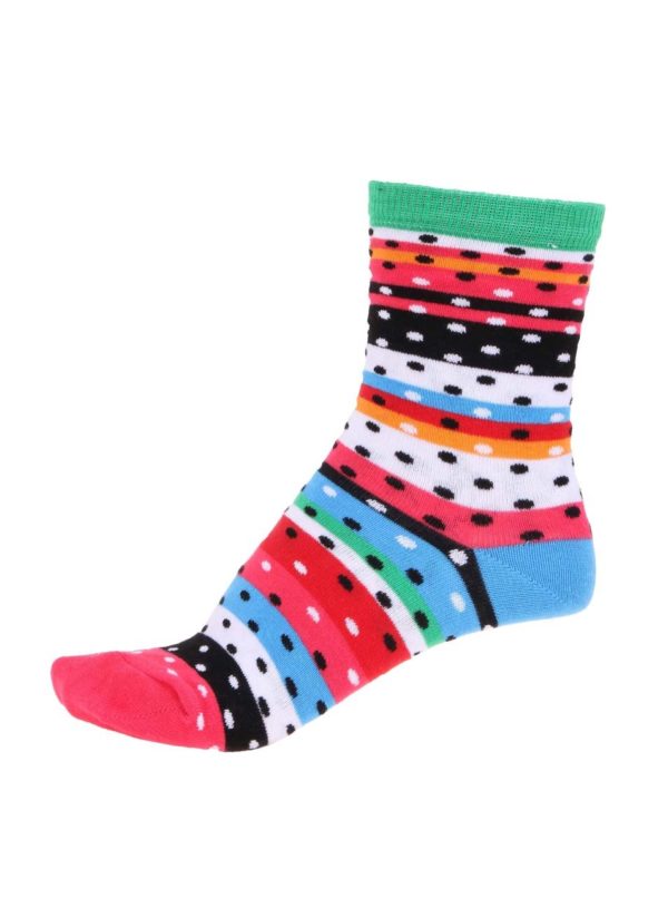 Súprava šiestich farebných dámskych ponožiek Oddsocks Cotton Kandy