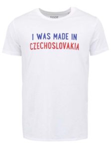 Biele pánske tričko ZOOT Originál I Was Made In Czechoslovakia
