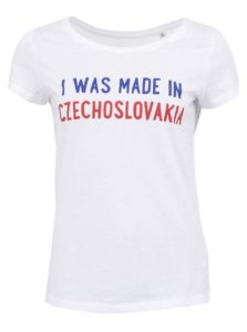 Biele dámske tričko ZOOT Originál I Was Made in Czechoslovakia
